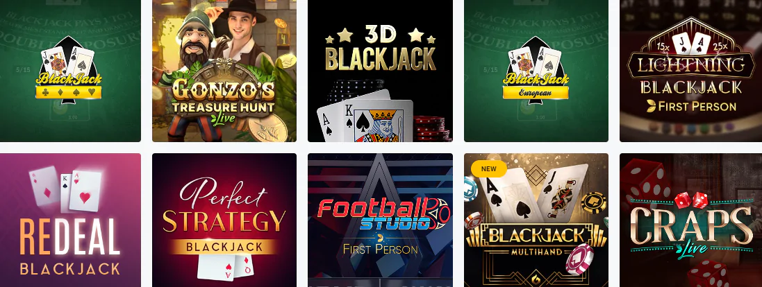 jeux Casino Napoleon site proposés jeux de table en ligne