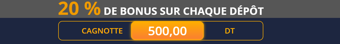 bonus Bonus du casino en ligne SkillCasino Bet - 20% gratuits de deposit pour les joueurs français