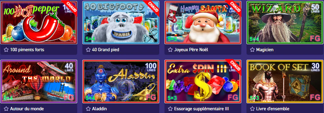 jeux Les meilleures jeux machines à sous en ligne de Trident FR pour jouer de l'argent réel